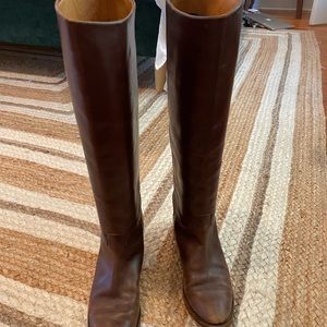 Very good condition Ralph Lauren brown leather riding boots, size 6